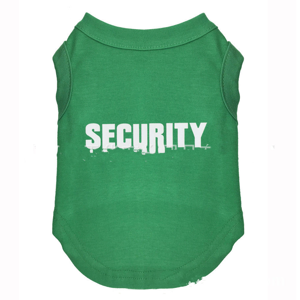 Security Pet clothing