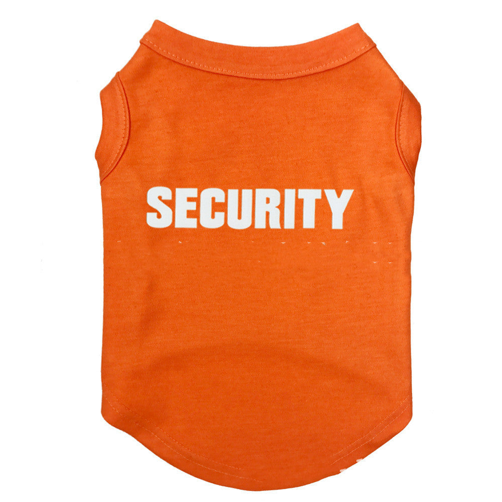 Security Pet clothing