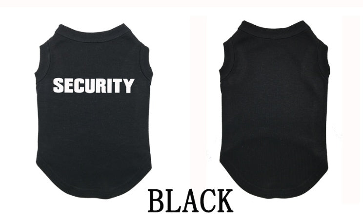 Security Pet clothing