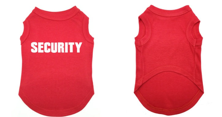 Security Pet clothing