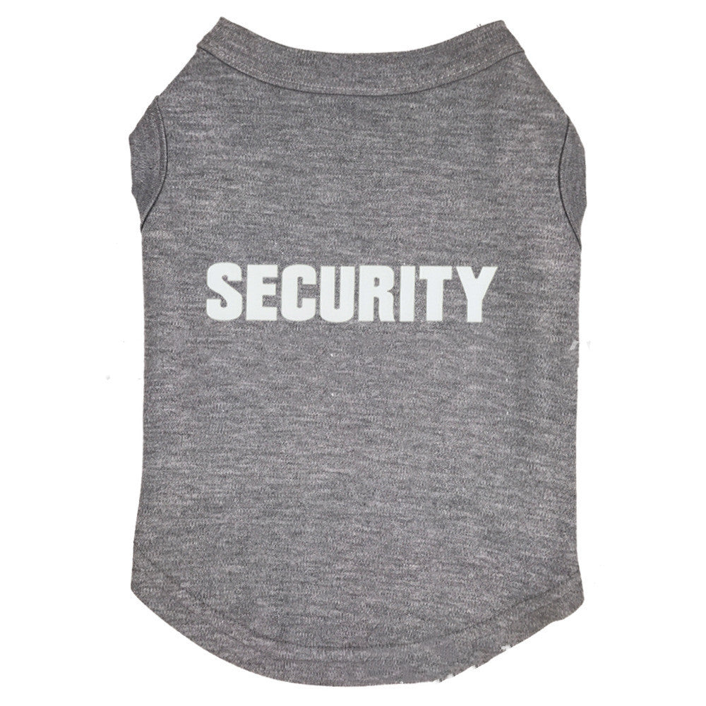 Security Pet clothing