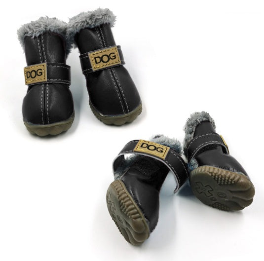 Dog Thick Snow Boots Keep Warm Teddy Autumn And Winter VIP Shoes