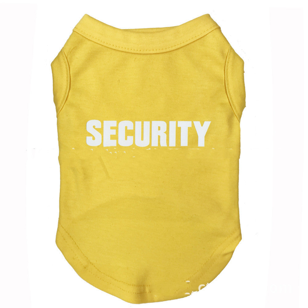 Security Pet clothing