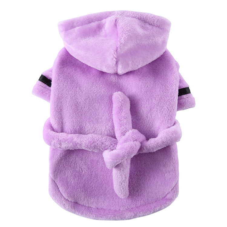 Pet Clothes Hotel Bath Towel Dog Cat Bathrobe