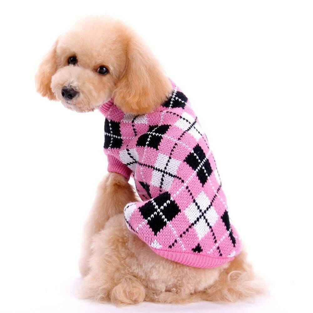 Pet clothes autumn and winter knitting