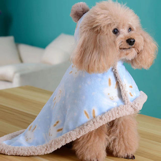 Pet Pajamas Dog Sleeping Bag Plus Velvet To Keep Warm